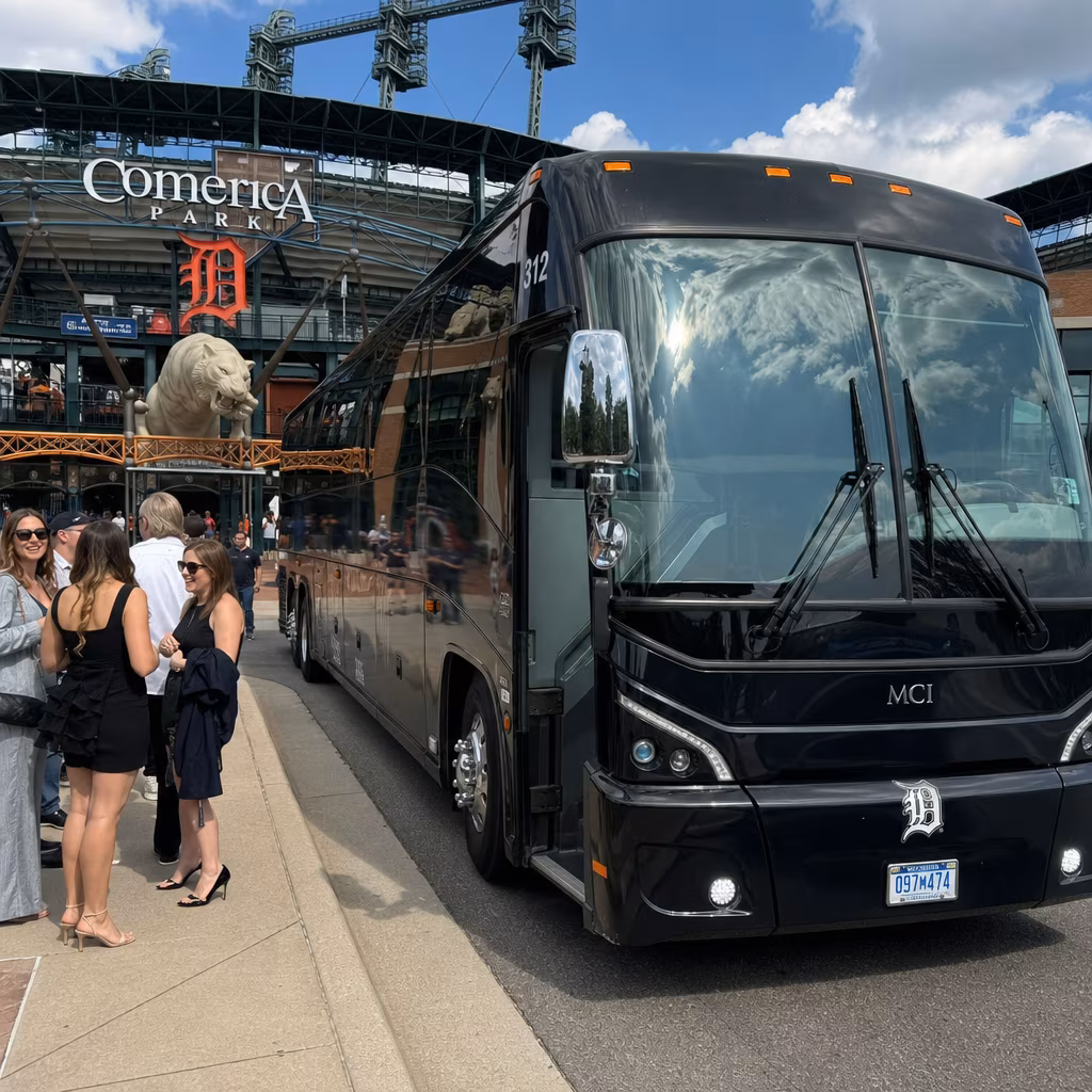 Rent a Bus to Comerica Park