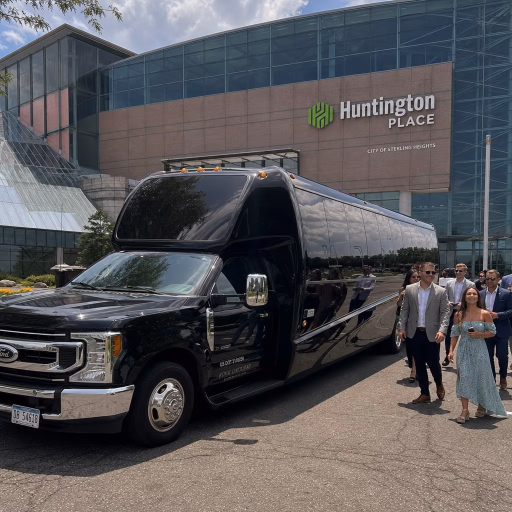 Rent a Bus to Huntington Place