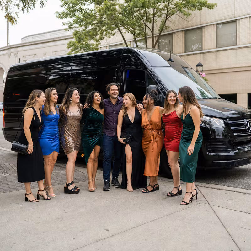 Sterling Heights Bachelor & Bachelorette Transportation fleet vehicle