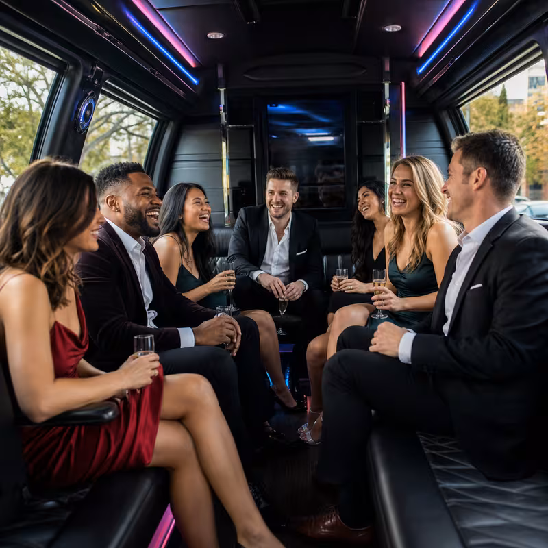 Sterling Heights Prom & Homecoming Transportation fleet vehicle