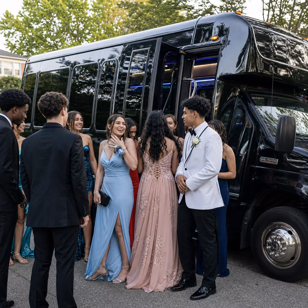 Sterling Heights Prom Party Bus Rental