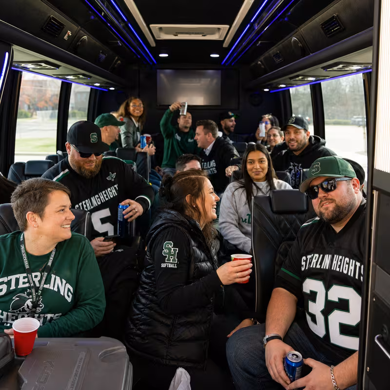 Sterling Heights Sporting Event Transportation fleet vehicle
