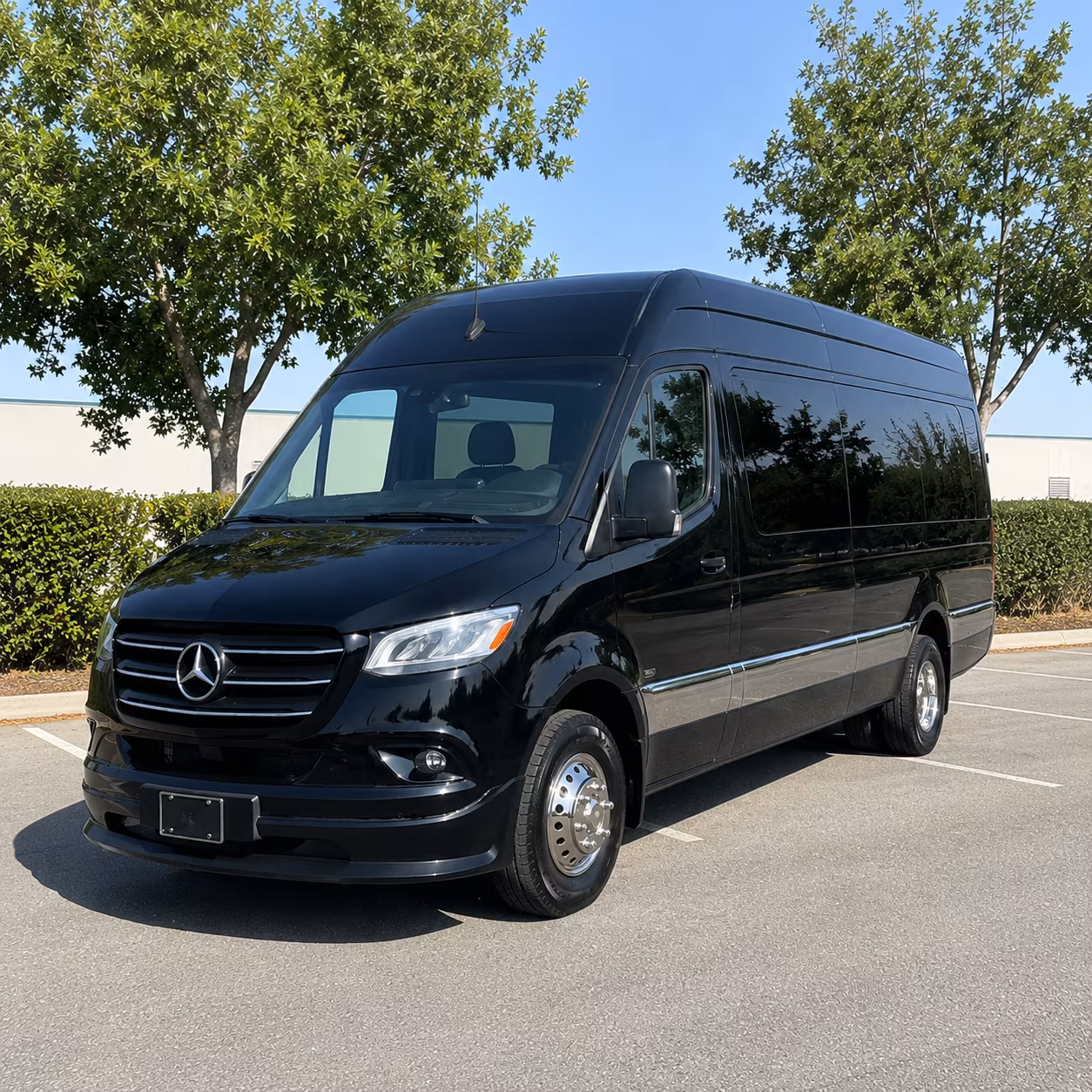 Sterling Heights Airport Shuttle & Transportation party bus exterior