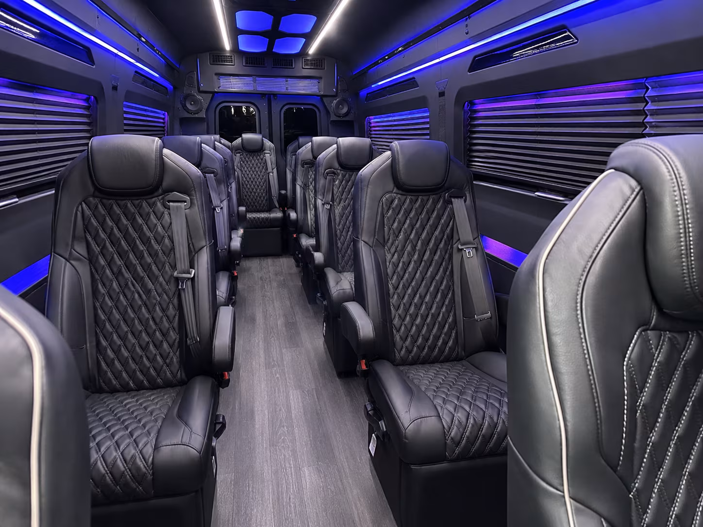 Sterling Heights Airport Shuttle & Transportation party bus exterior