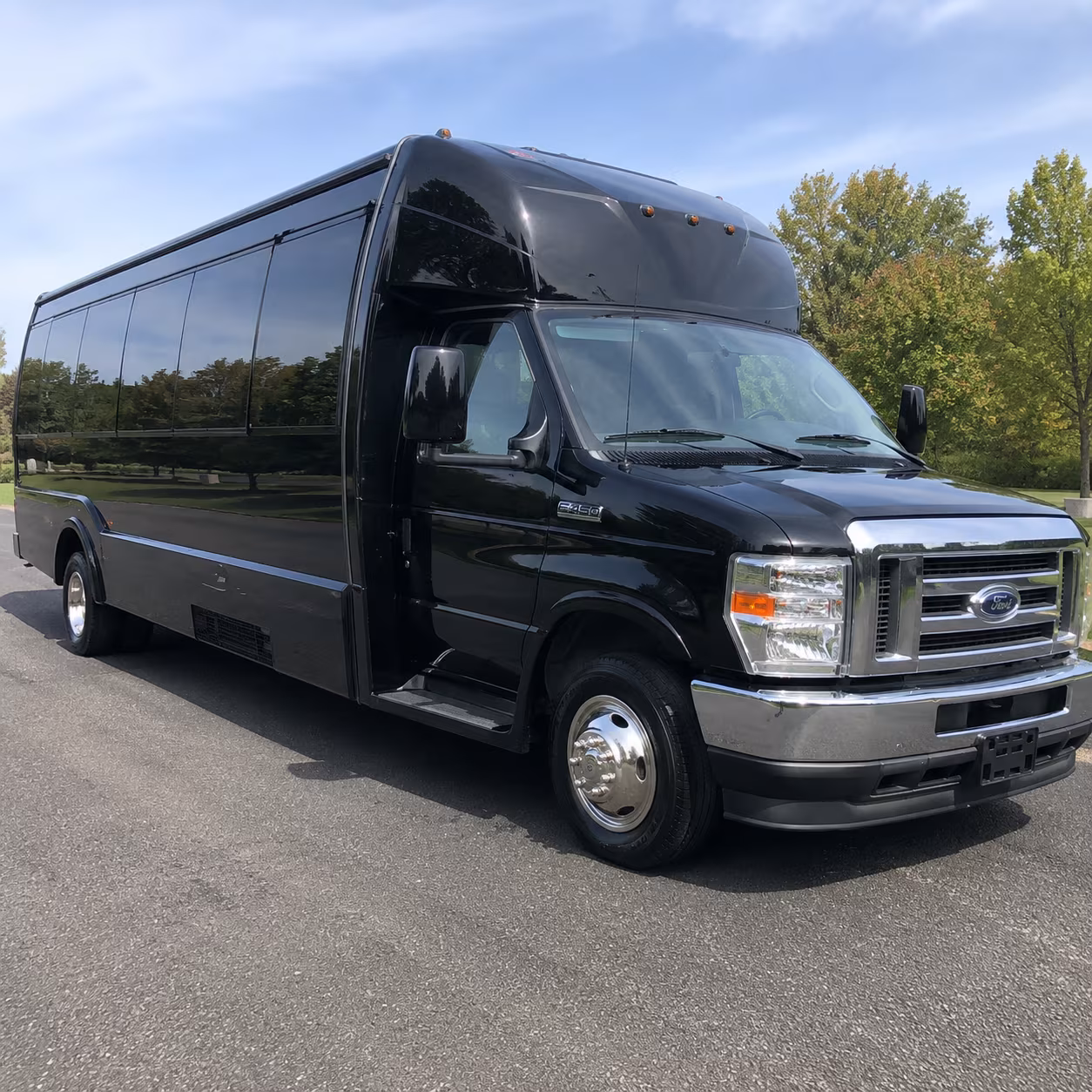 Sterling Heights Bachelor & Bachelorette Transportation party bus exterior