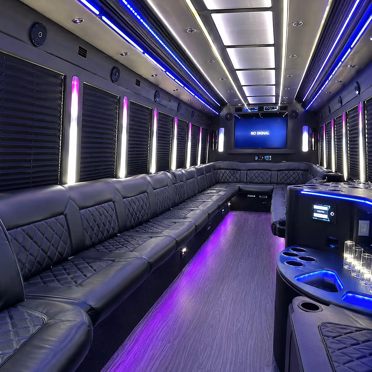 Sterling Heights Birthday, Sweet 16, & Quinceañera Transportation onboard seating
