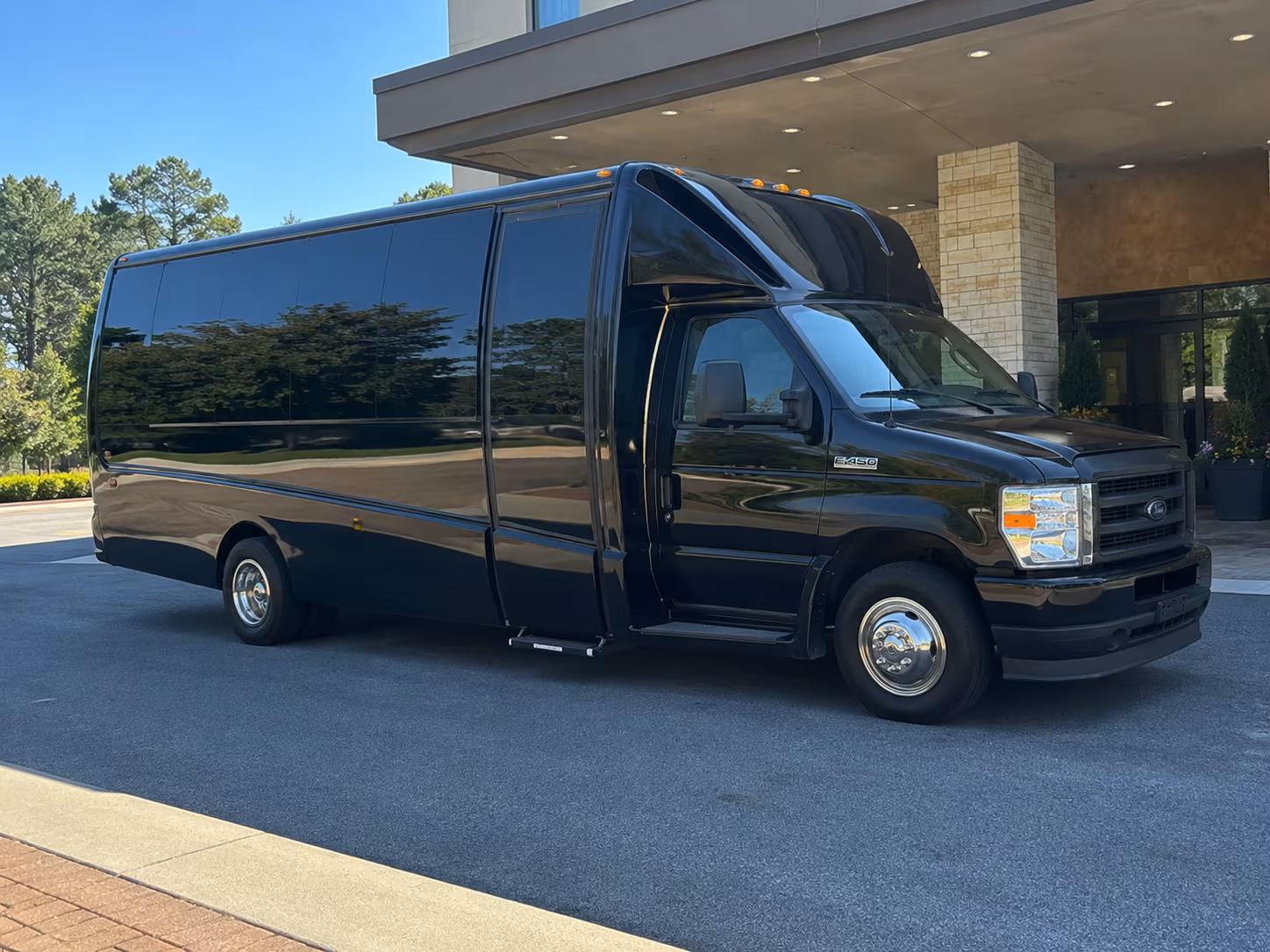 Sterling Heights Corporate Transportation party bus exterior