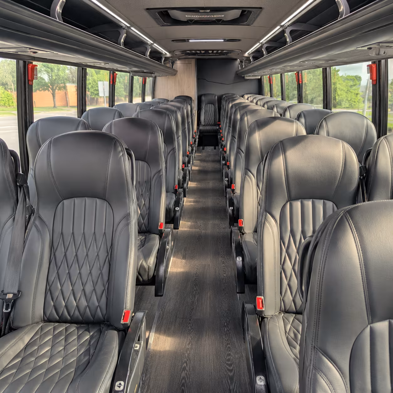 Sterling Heights Corporate Transportation party bus exterior