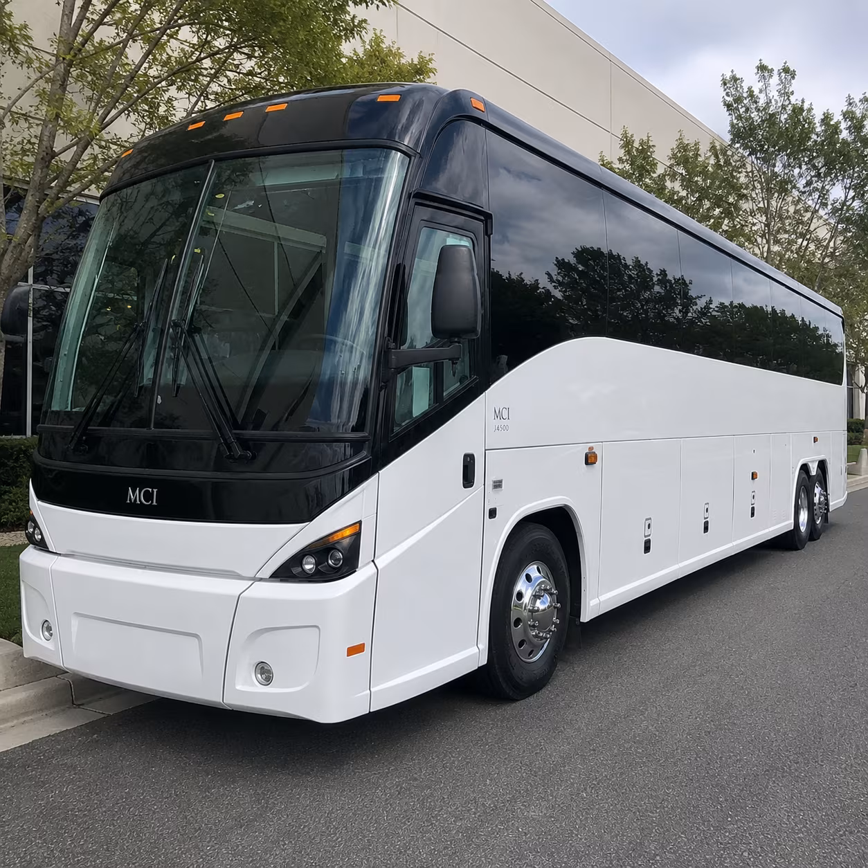 Sterling Heights Corporate Transportation party bus exterior