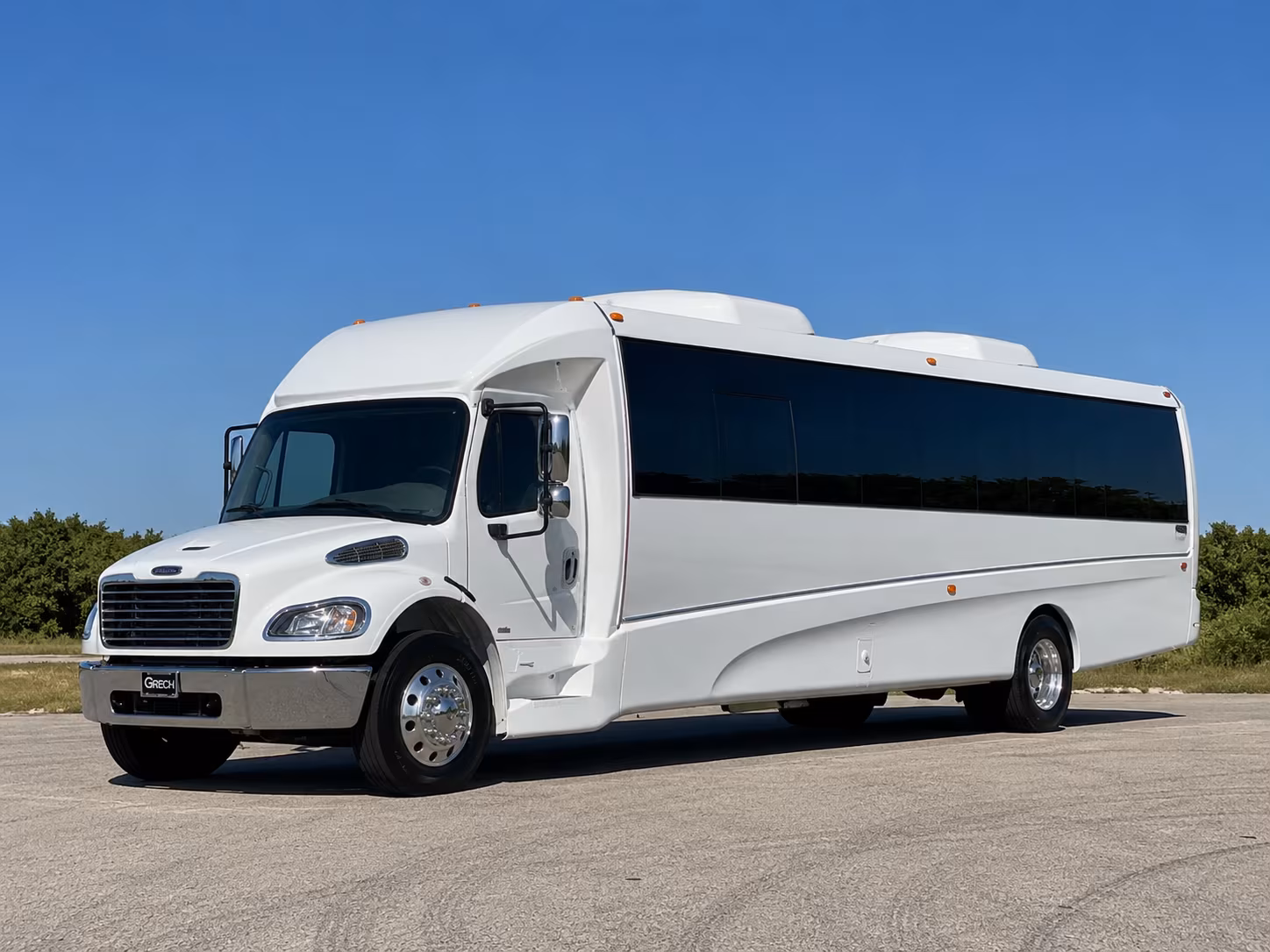 Sterling Heights Private Event Transportation party bus exterior