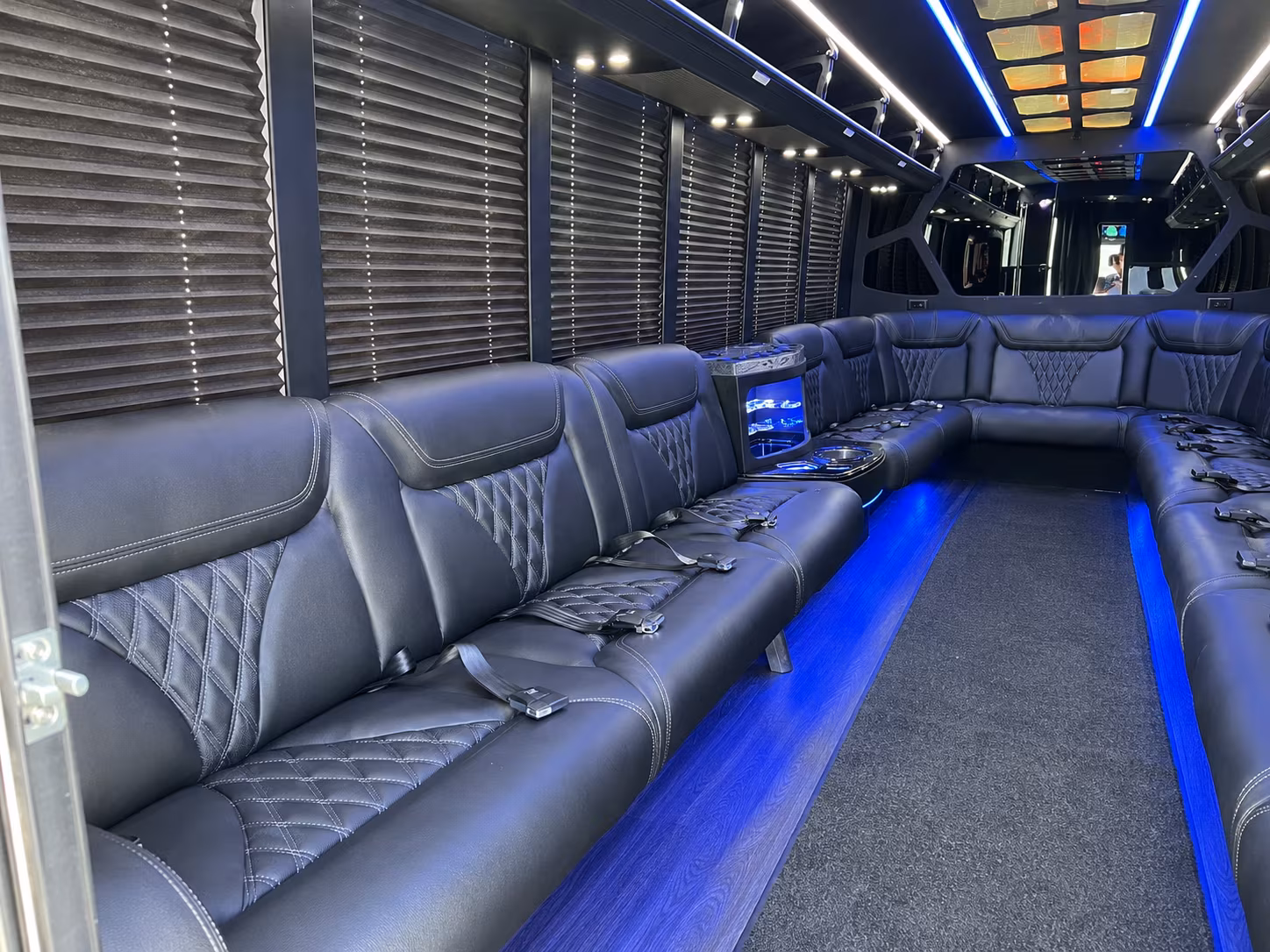 Sterling Heights Private Event Transportation party bus exterior