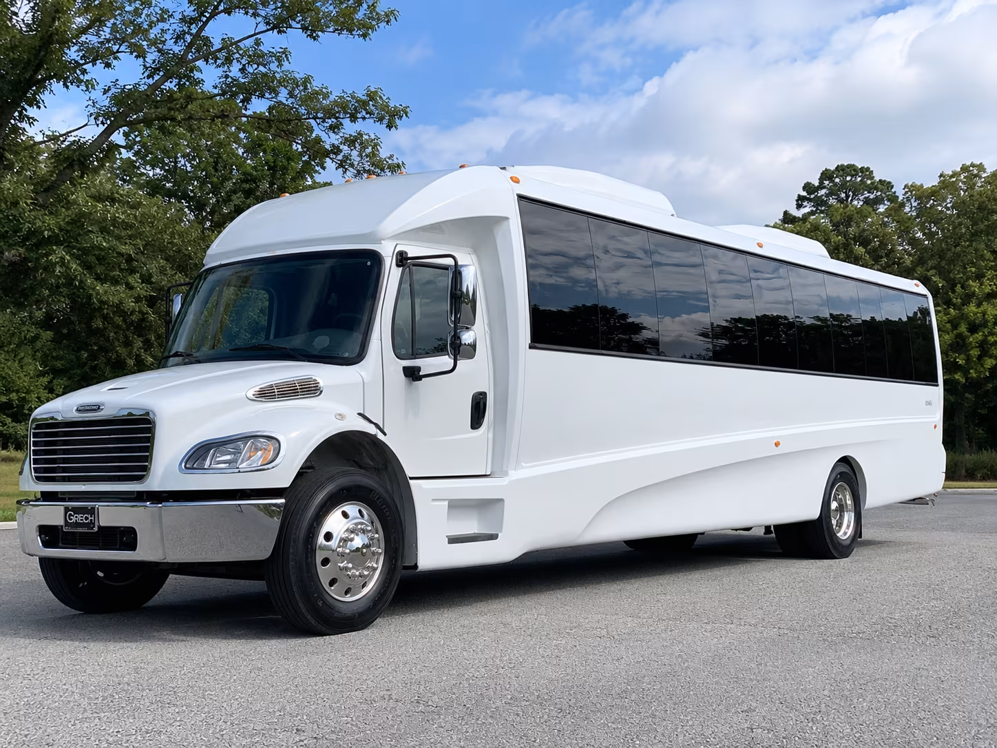 Sterling Heights Prom & Homecoming Transportation party bus exterior