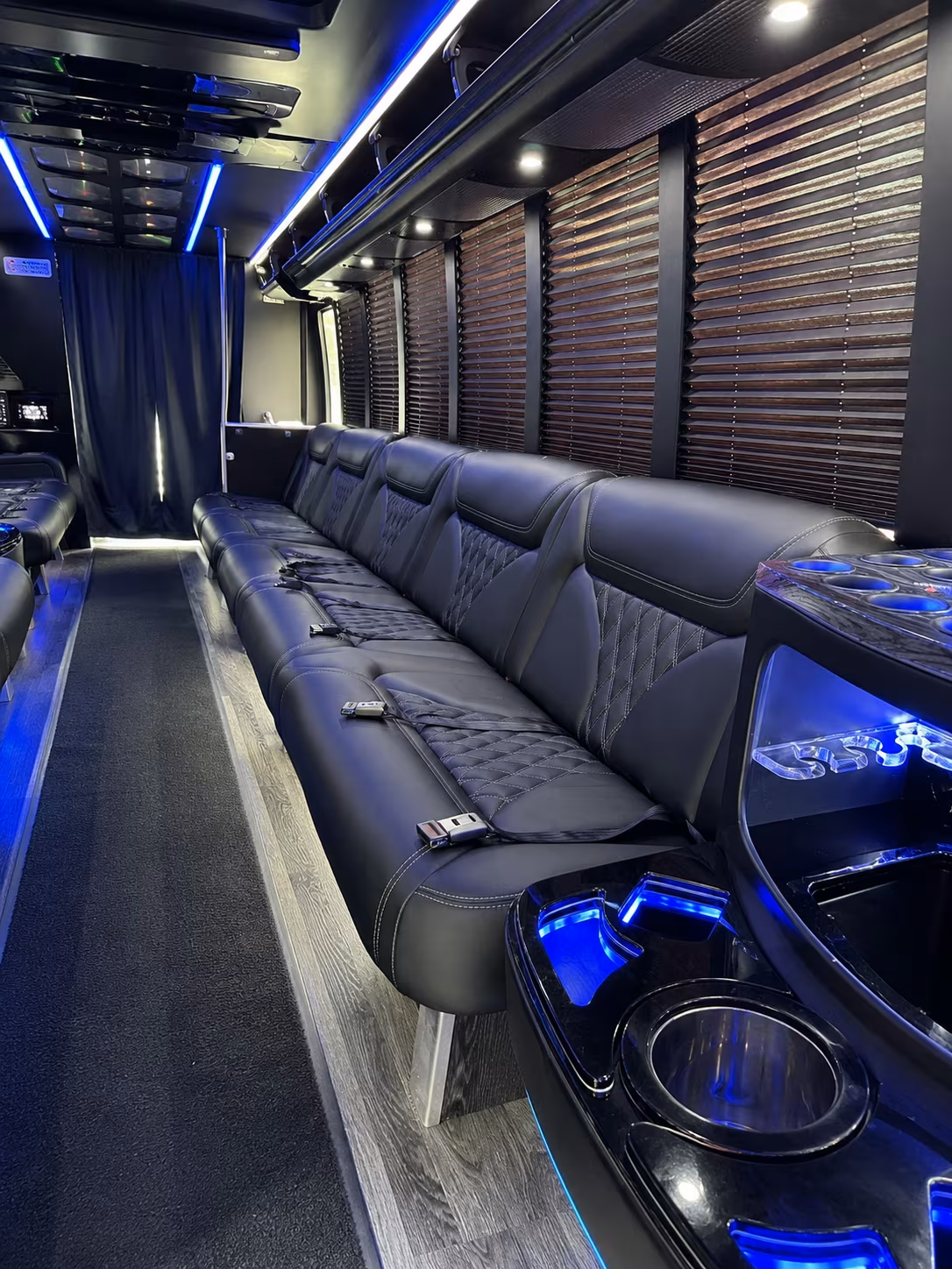 Sterling Heights Prom & Homecoming Transportation party bus exterior