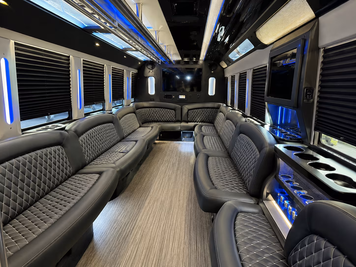 Sterling Heights Prom & Homecoming Transportation party bus exterior