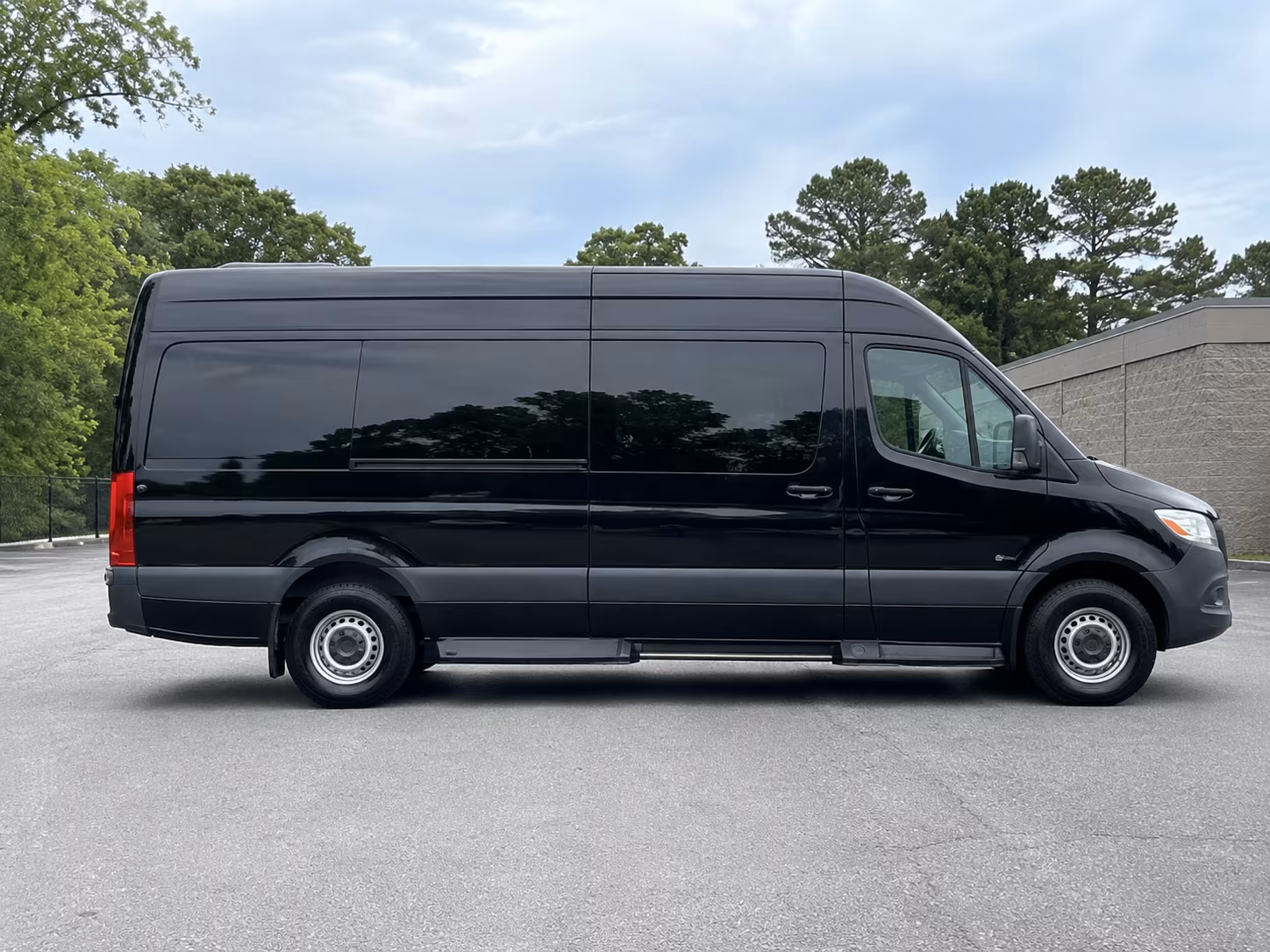 Sterling Heights School Event Transportation party bus exterior