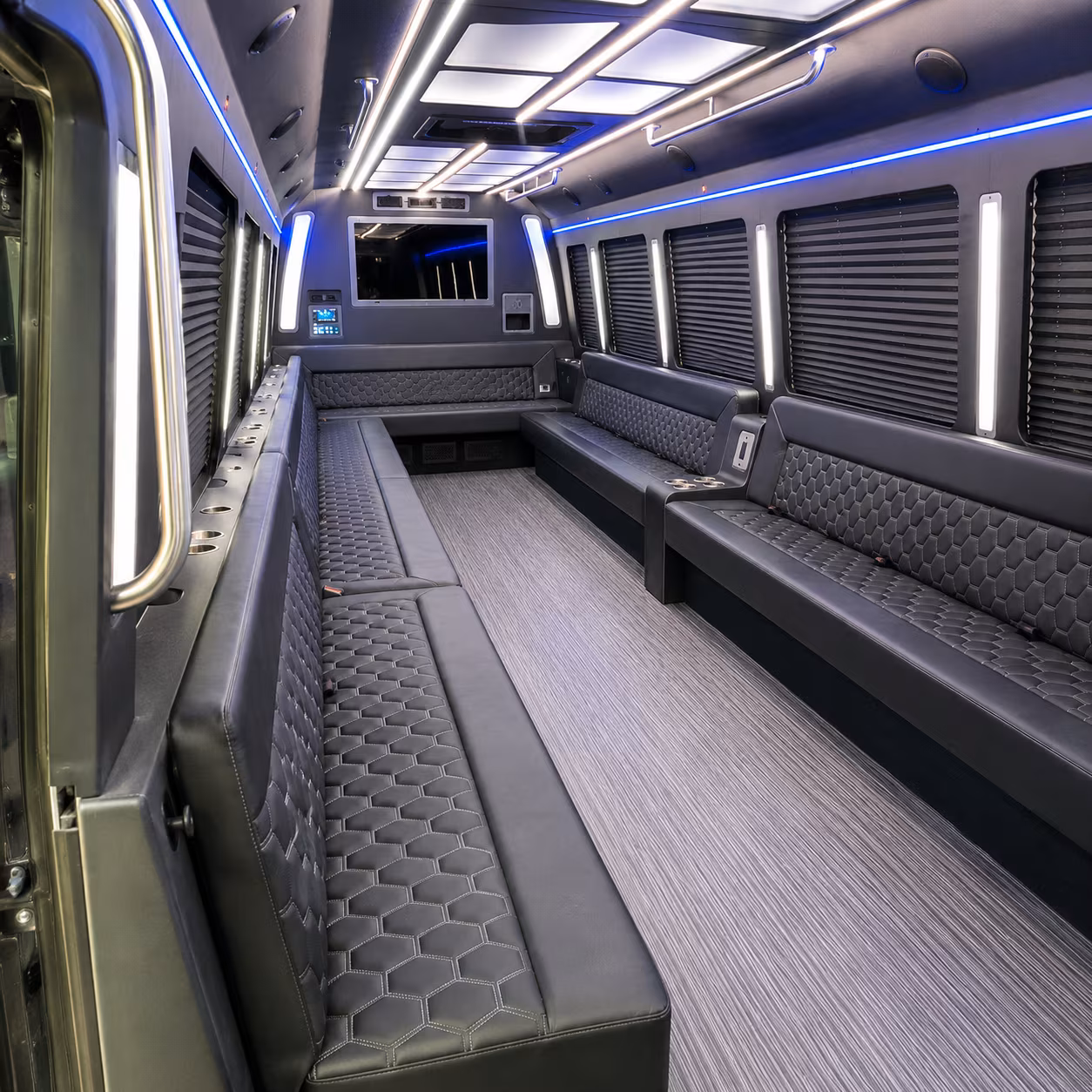 Sterling Heights Sporting Event Transportation onboard seating