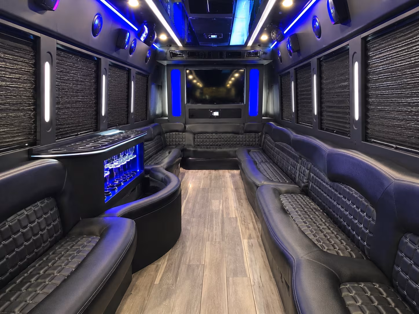 Sterling Heights Winery Tour & Pub Crawl Transportation party bus exterior
