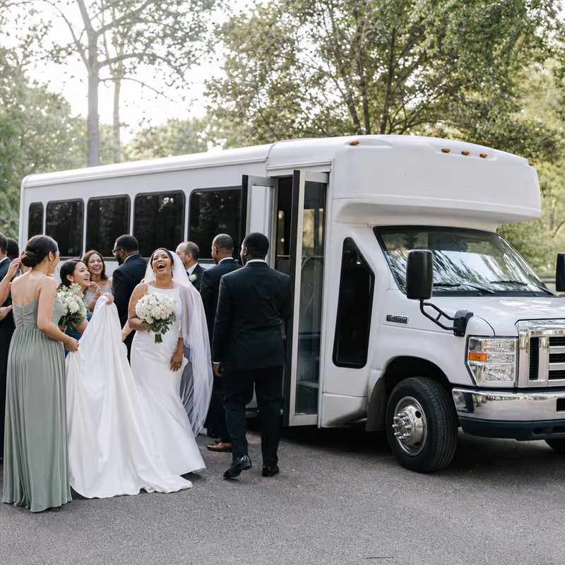 Sterling Heights Wedding Transportation fleet vehicle