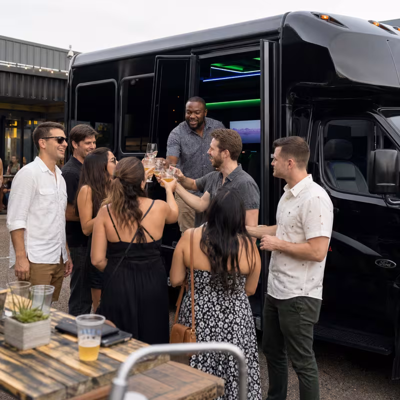 Sterling Heights Winery & Brewery Tour Transportation fleet vehicle