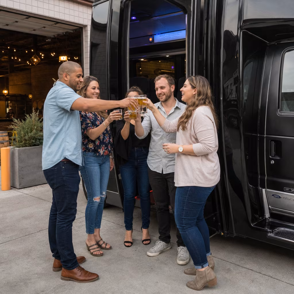 Sterling Heights Winery Tour & Pub Crawl Transportation